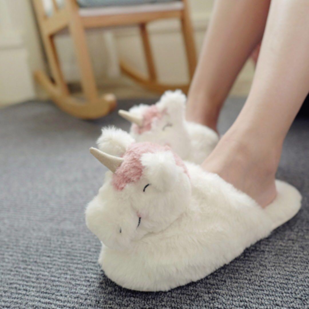 fluffy bedroom shoes