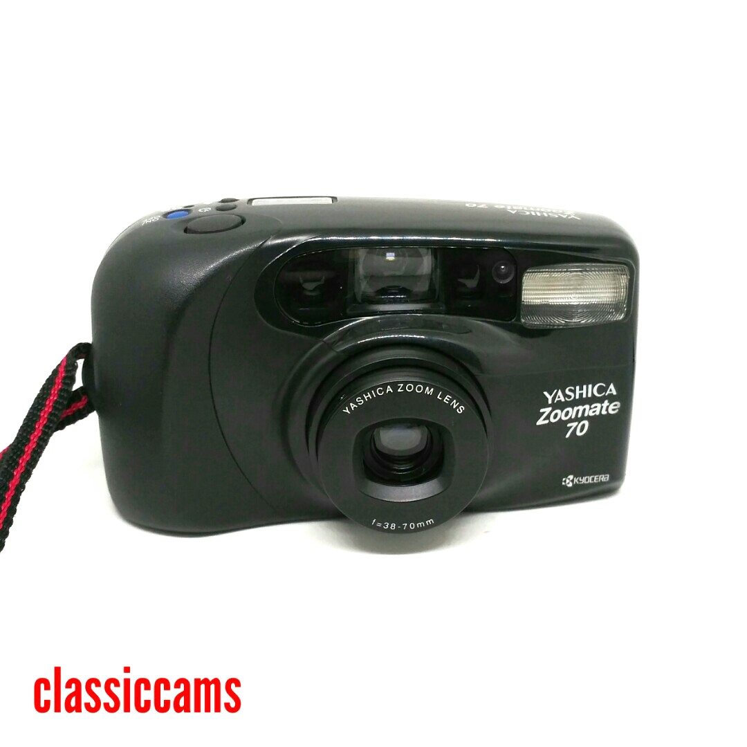 Yashica Zoomate 70 35mm Film Camera AA Batteries, Photography