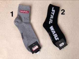 Marvel/Star Wars Long Socks