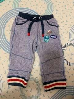mothercare 內鋪棉長褲9-12m