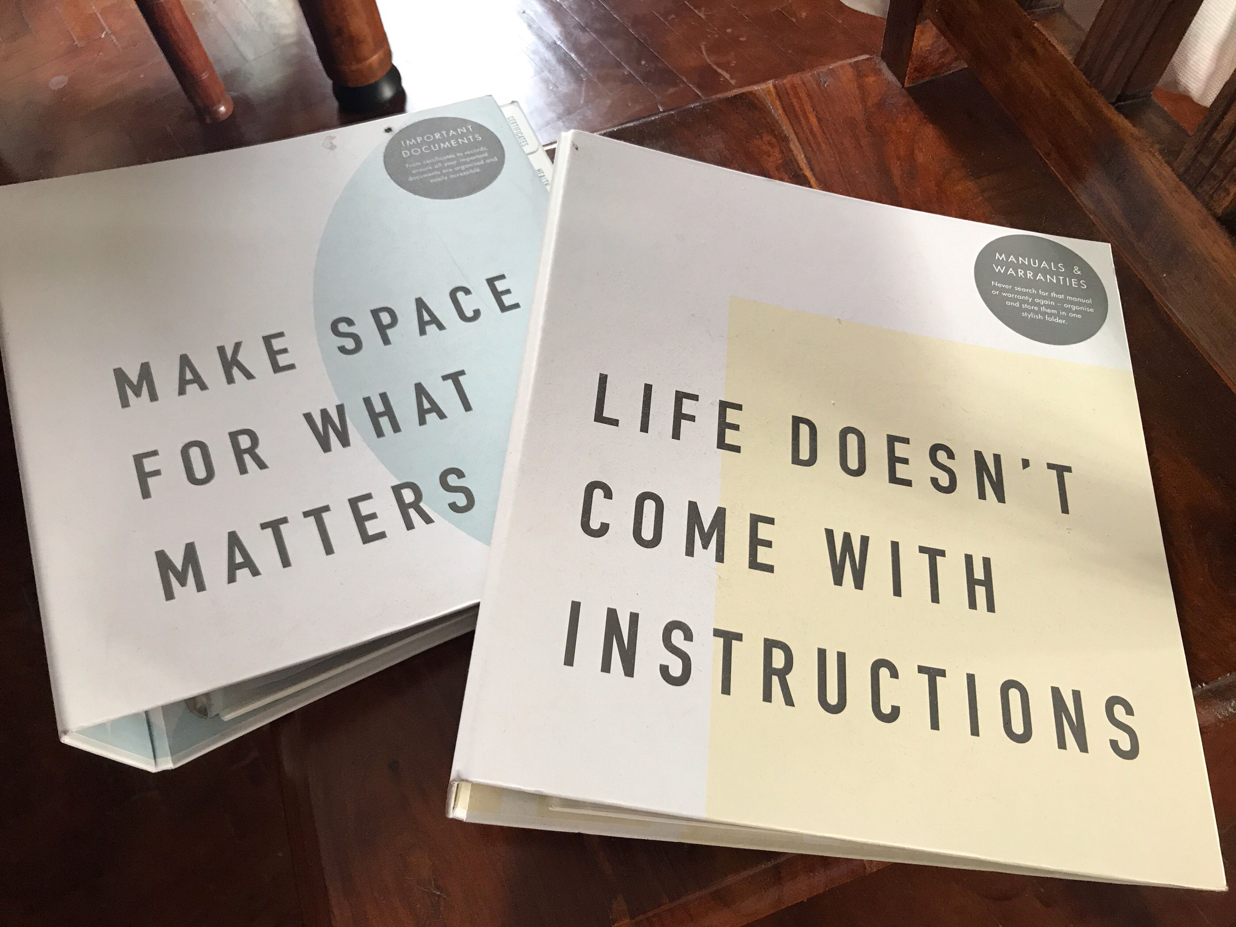 A pair of Kikki k organizers. Unused but kept in storage. Given as a