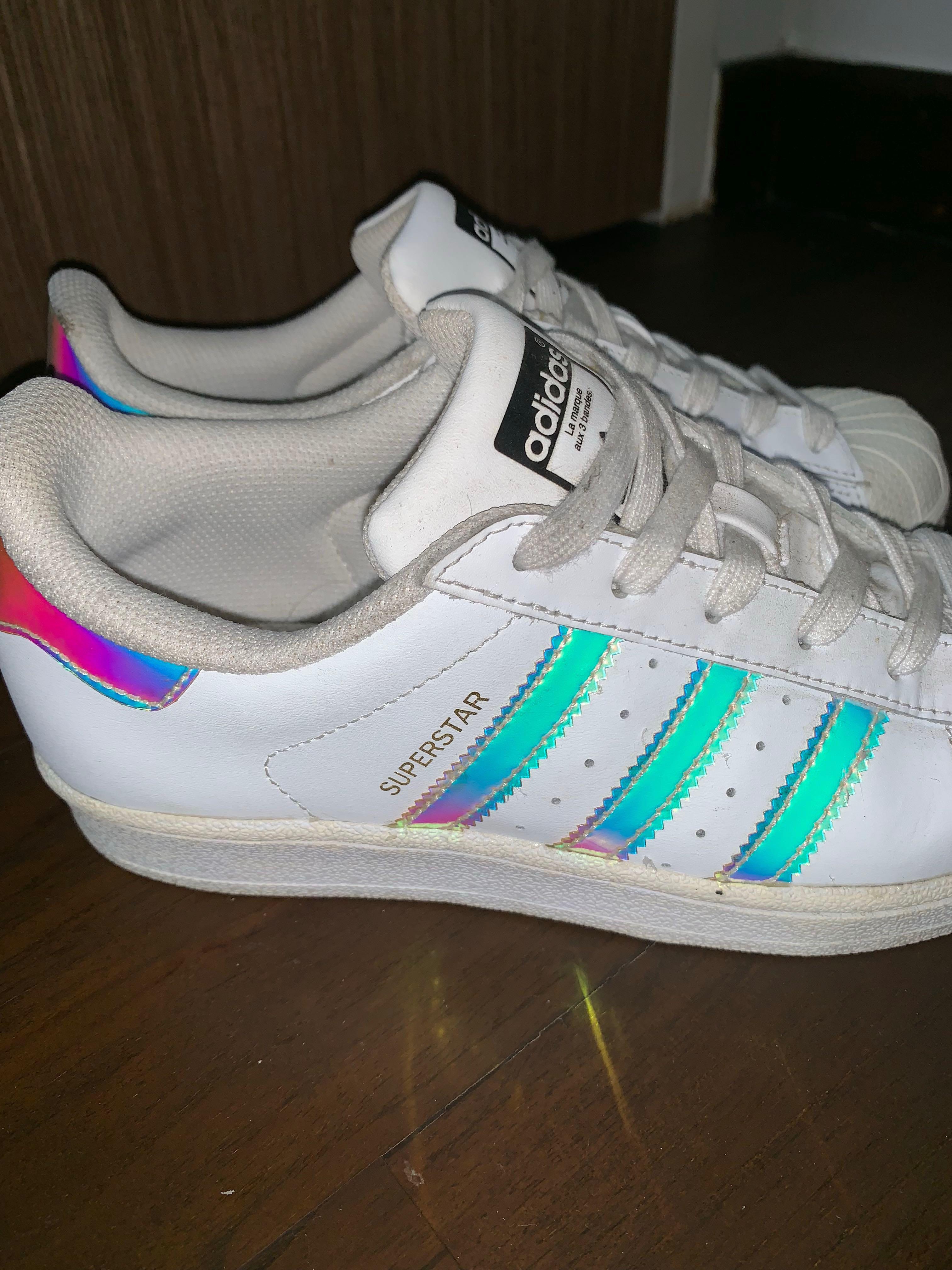 adidas superstar iridescent size 3