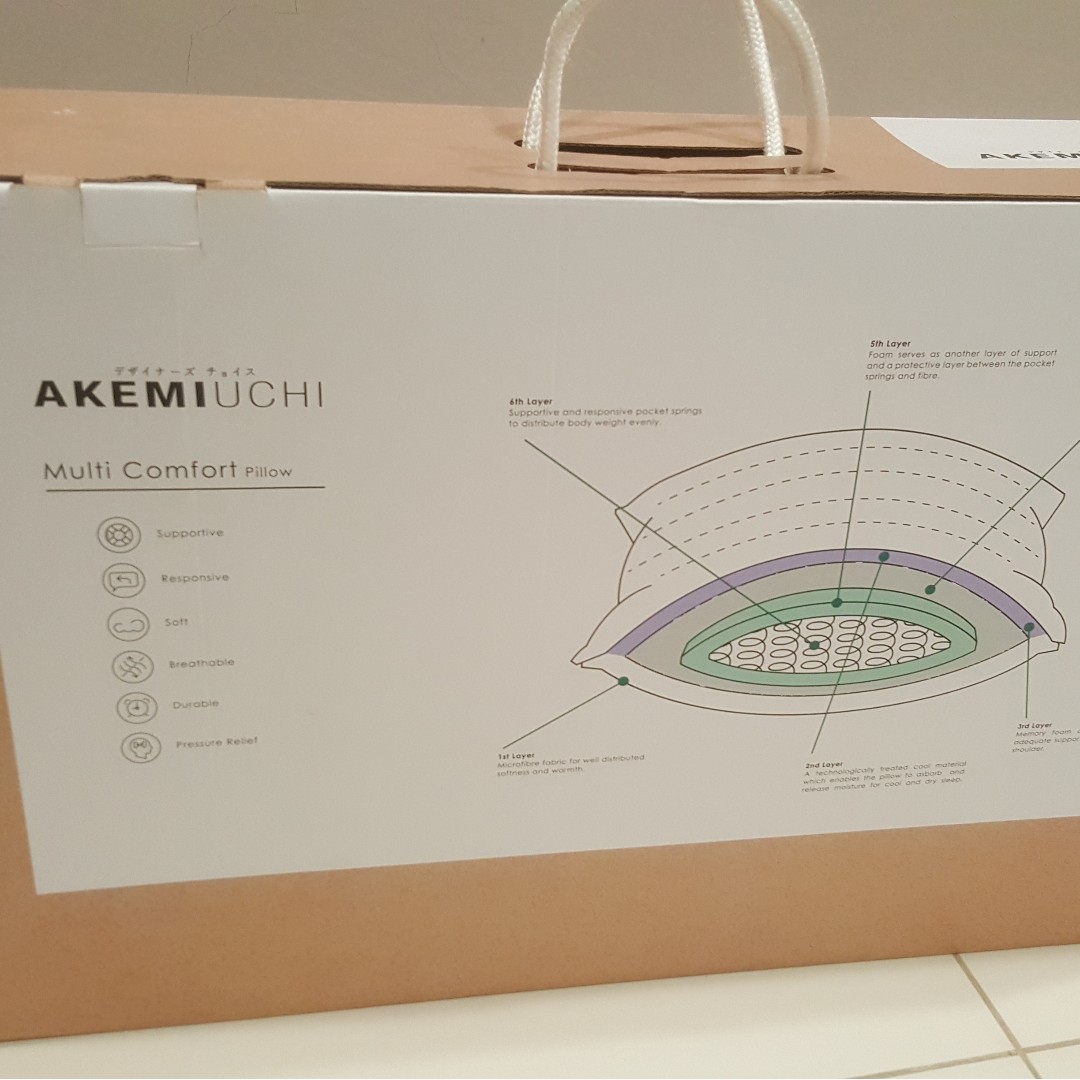 Akemi uchi memory pillow