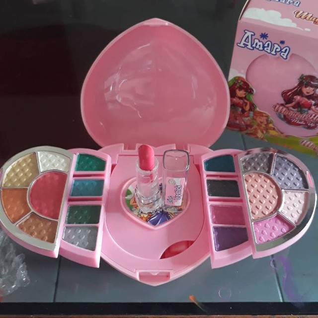 Amara Beauty Kit Makeup Anak Kosmetik Anak Kesehatan Kecantikan Rias Wajah Di Carousell