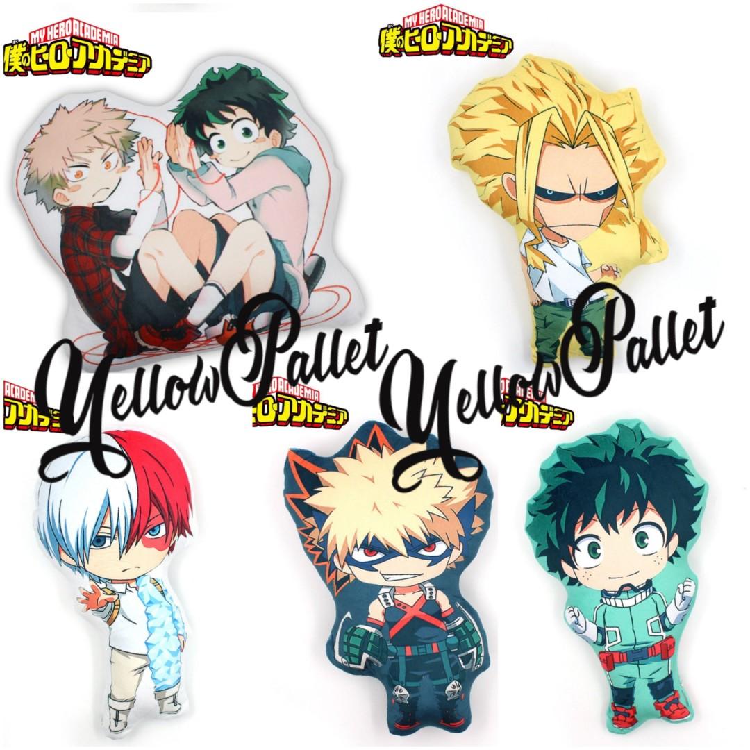my hero academia plush pillow