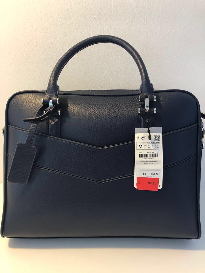 Brand New Man Zara laptop briefcase 