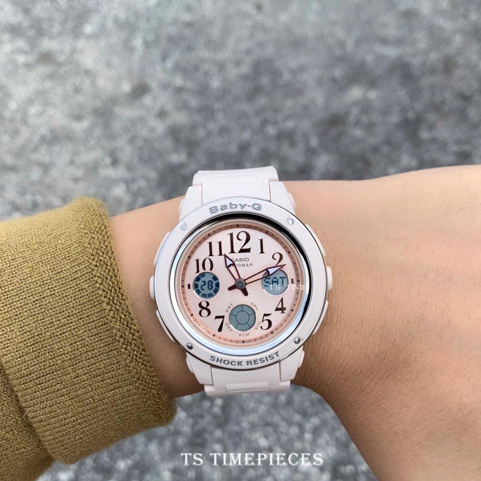 Casio Women s Watch Baby G Pink Beige Color BGA 150 BGA 150CP and BGA 150CP 4