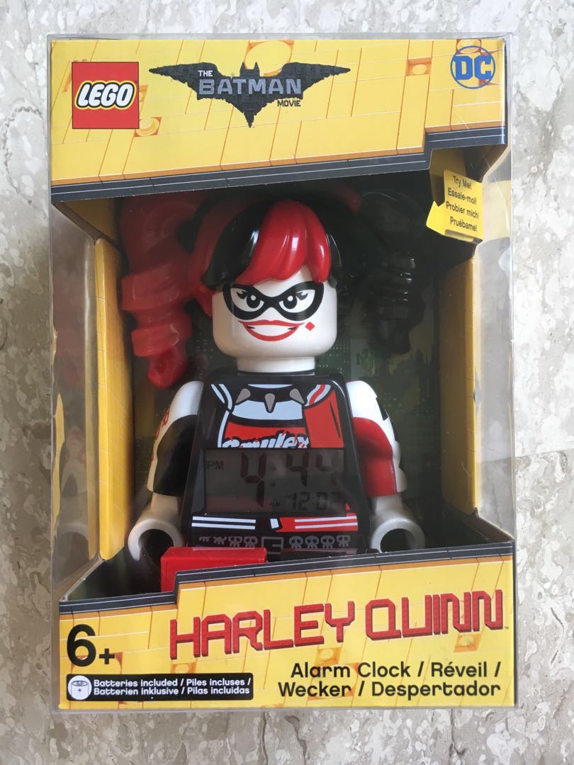 New by ClicTime Lego Alarm Clock: The Batman Movie Sveglia Harley Quinn 
