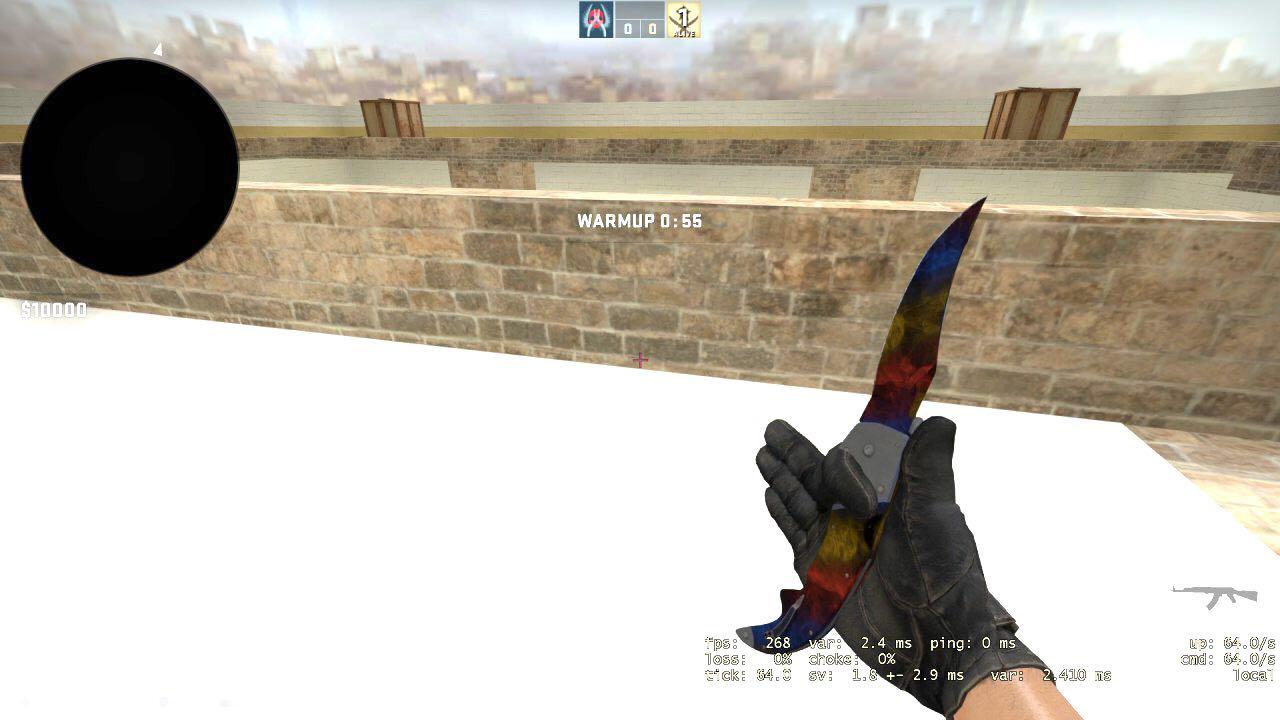 Csgo Falchion Knife Marble Fade Fn Toys Games Video Gaming In Game Products On Carousell
