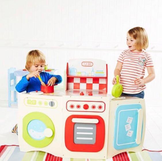 wooden toy kitchen studio