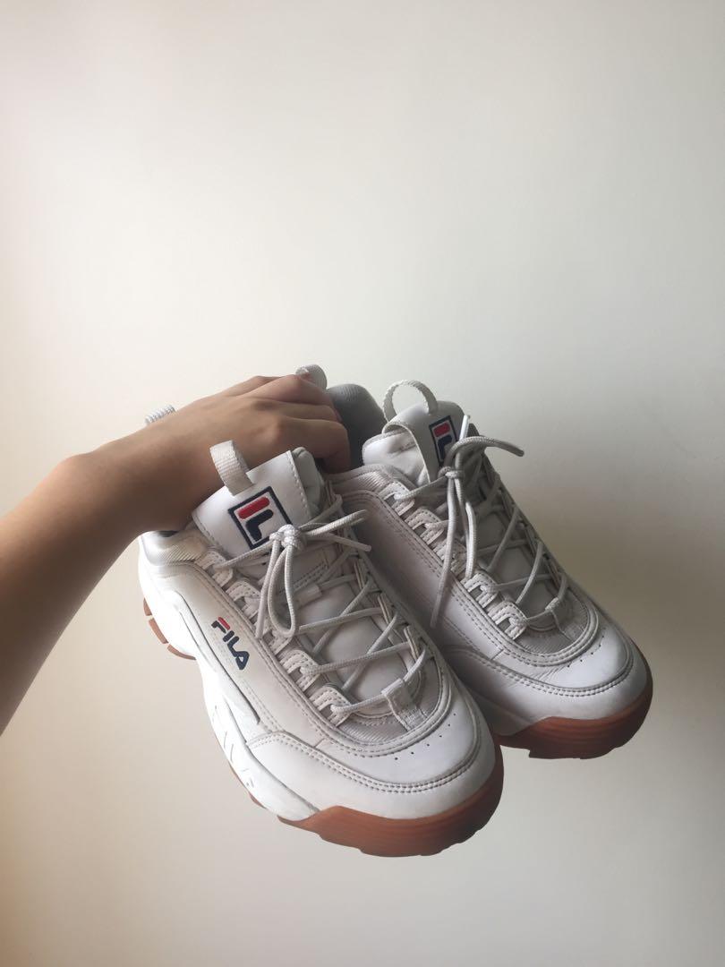 Fila disruptor with gum sole cheap