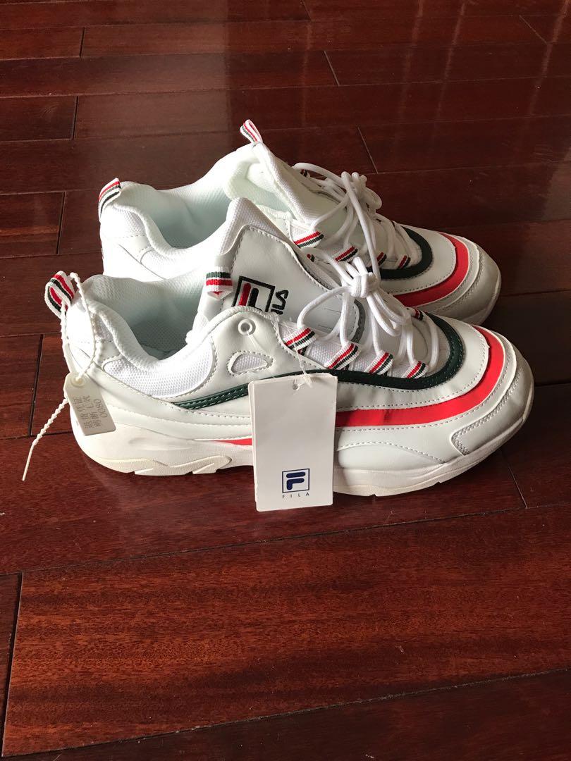 fila green and red