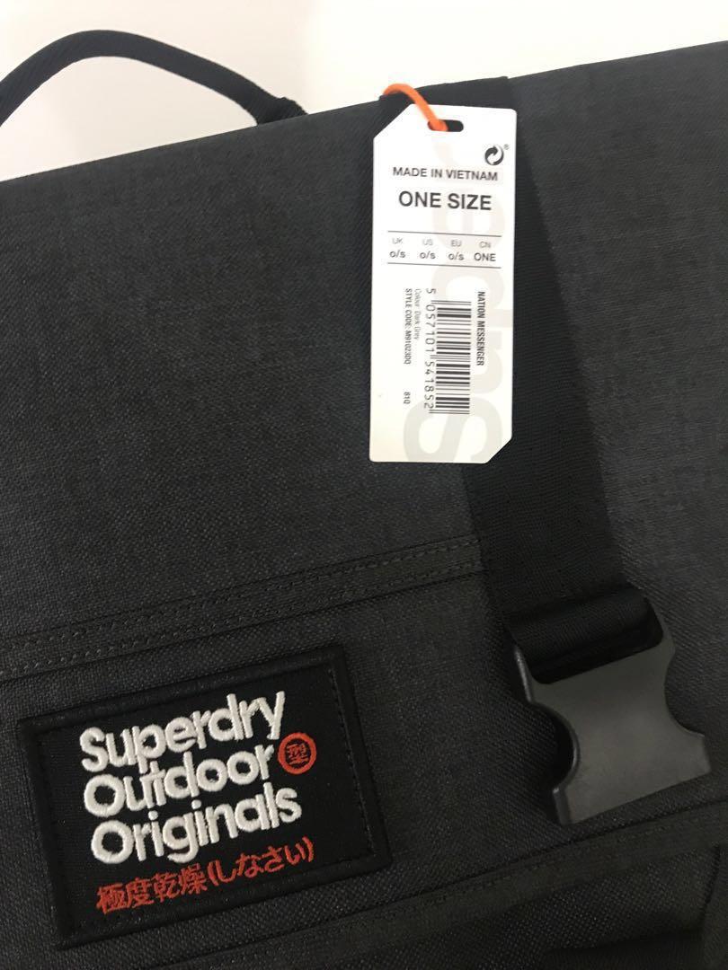 superdry nation messenger bag