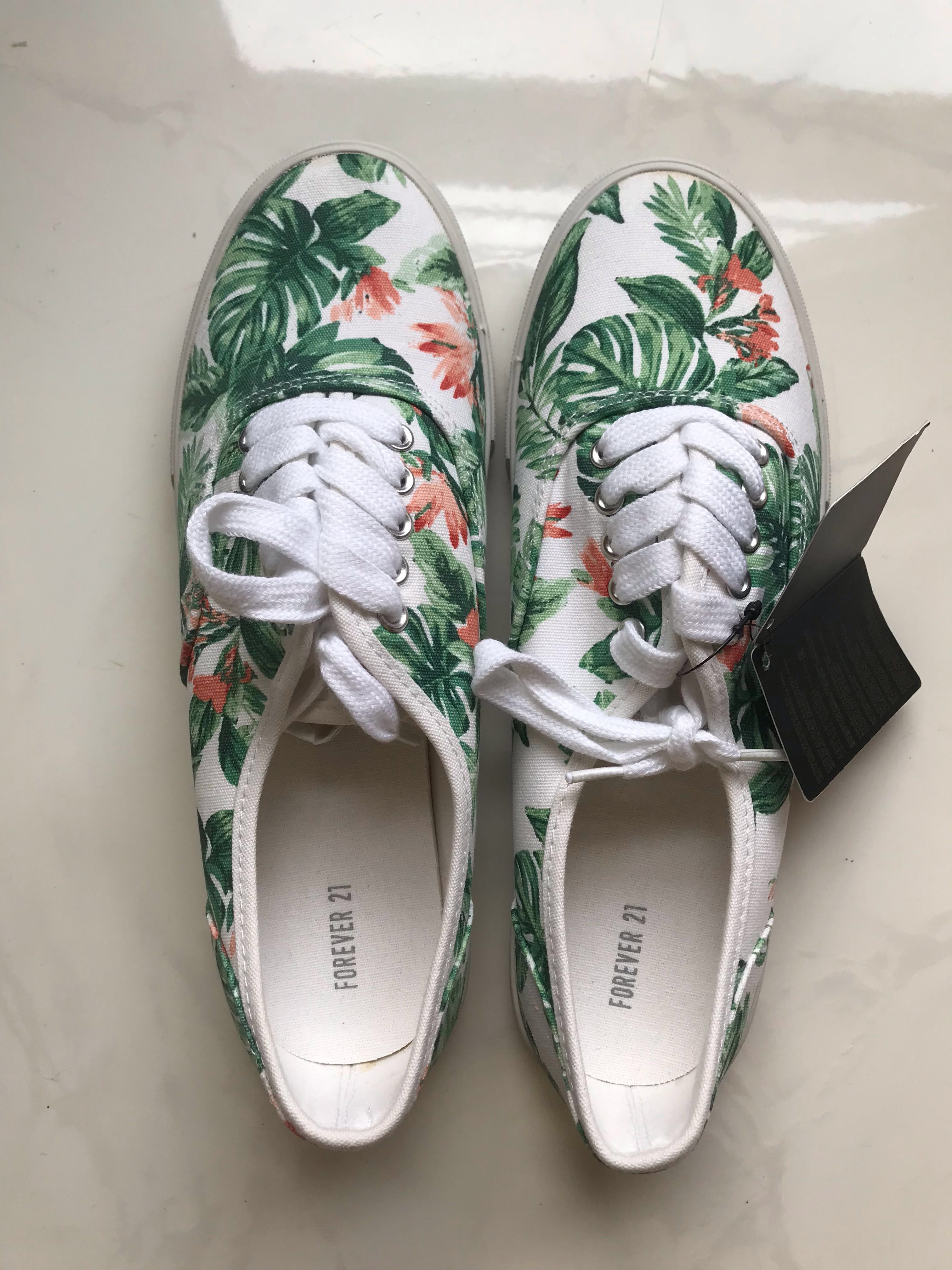 floral sneakers forever 21
