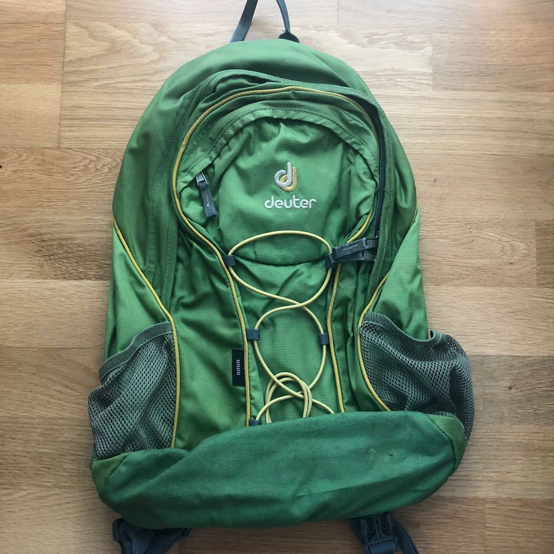 deuter green backpack