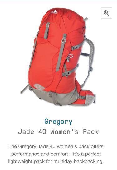 gregory jade 40 women's pack