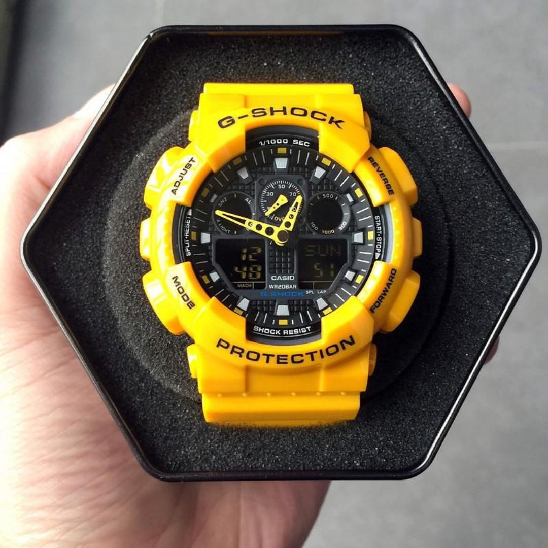 CHRISTMAS SALE G Shock GA 100A 9A Bumblebee