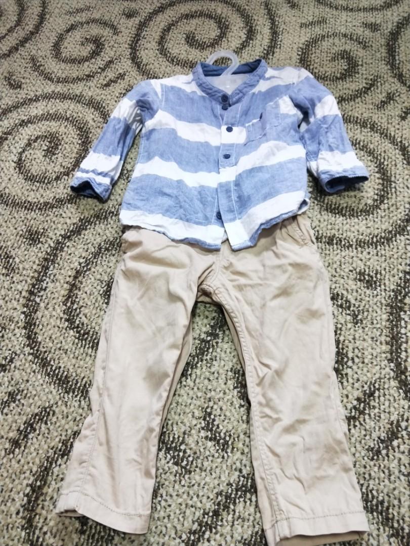 baby boy khaki cargo pants