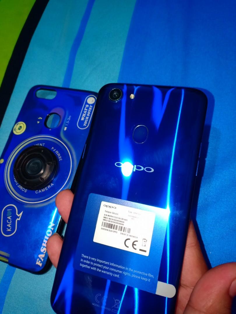 Hp Oppo F5 Blue Limited Edition Ram 4 32 Telepon Seluler Tablet Lainnya Di Carousell