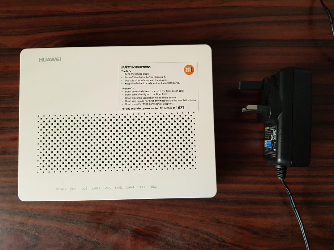 huawei echolife m1 fibre broadband modem