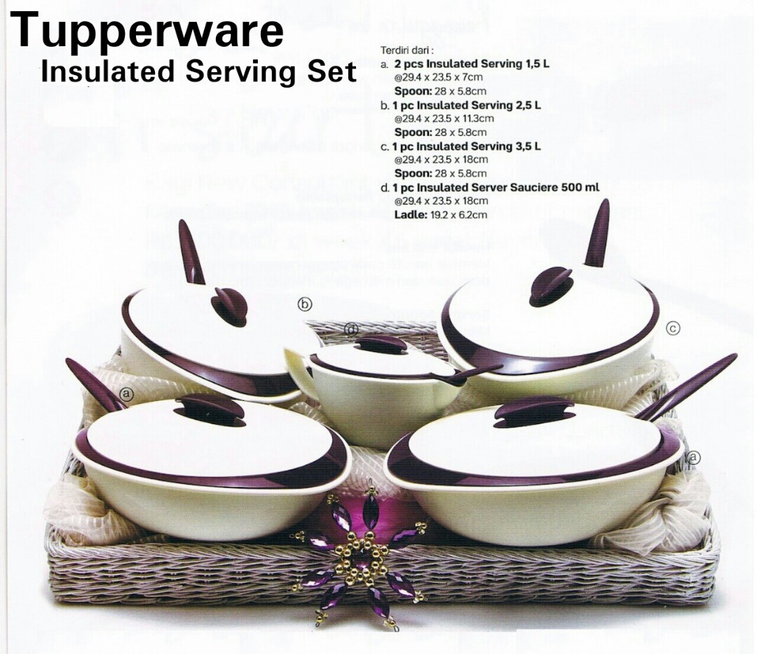 Jual tupperware insulated serving set - Jakarta Selatan - Clo_official