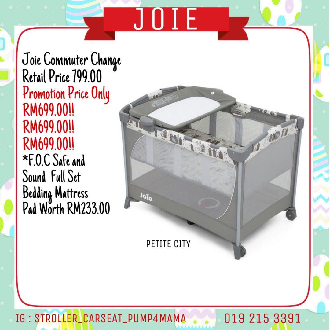 Joie travel cot deals petite city