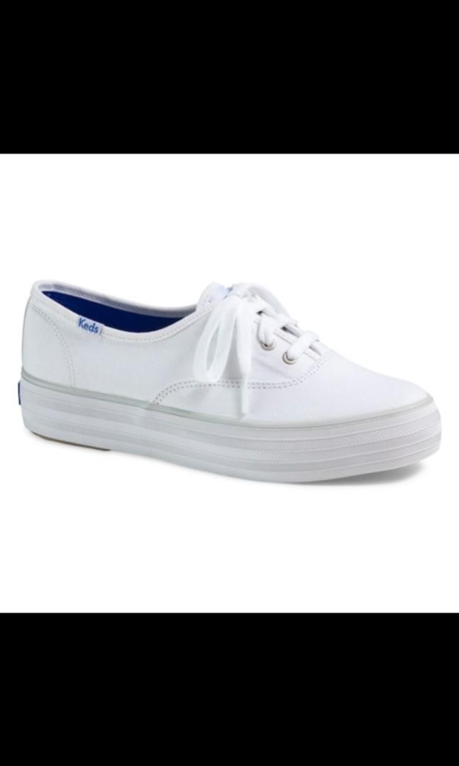 keds triple seasonal solids white