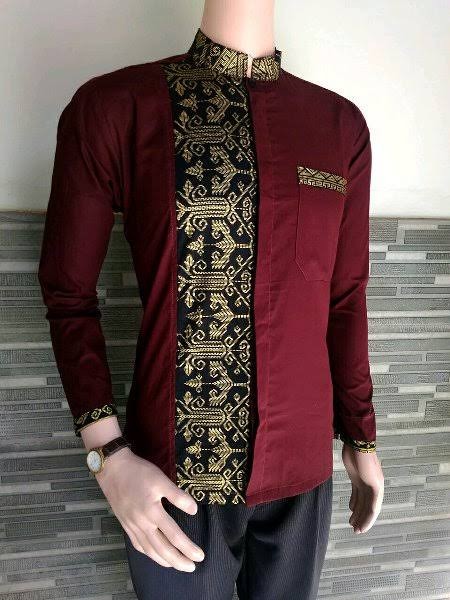 Kurta Songket Batik Men S Fashion Tops Sets Formal Shirts On Carousell