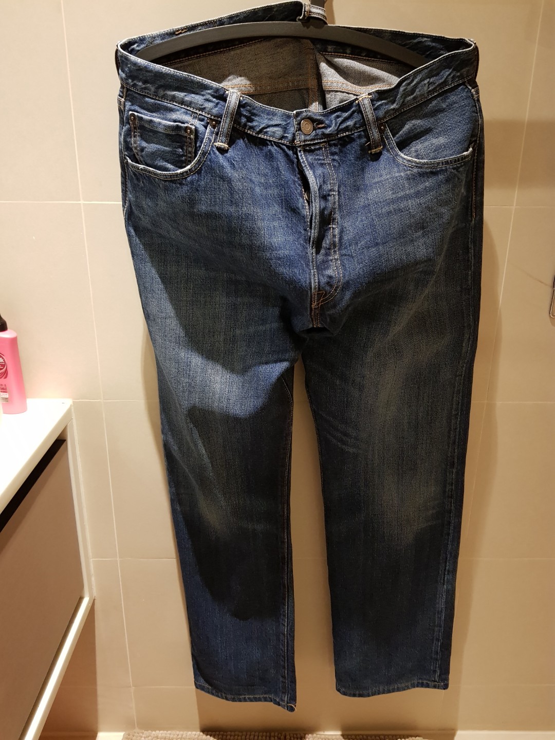 Men's Levi's 501 Original Jeans (size 36), Men's Fashion, Bottoms, Jeans on  Carousell