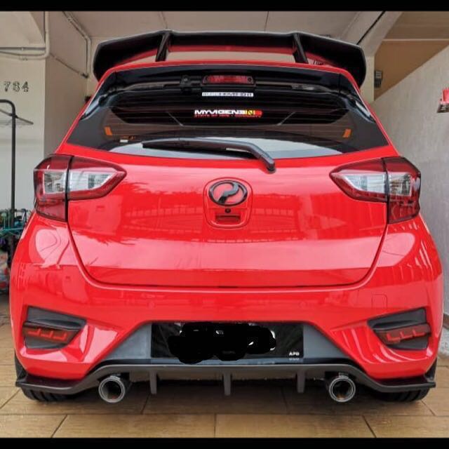 Myvi 2018 top rear bumper