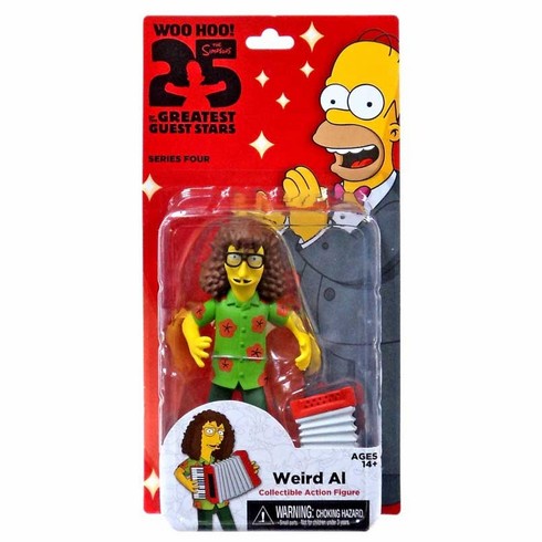 Weird al simpsons action sales figure