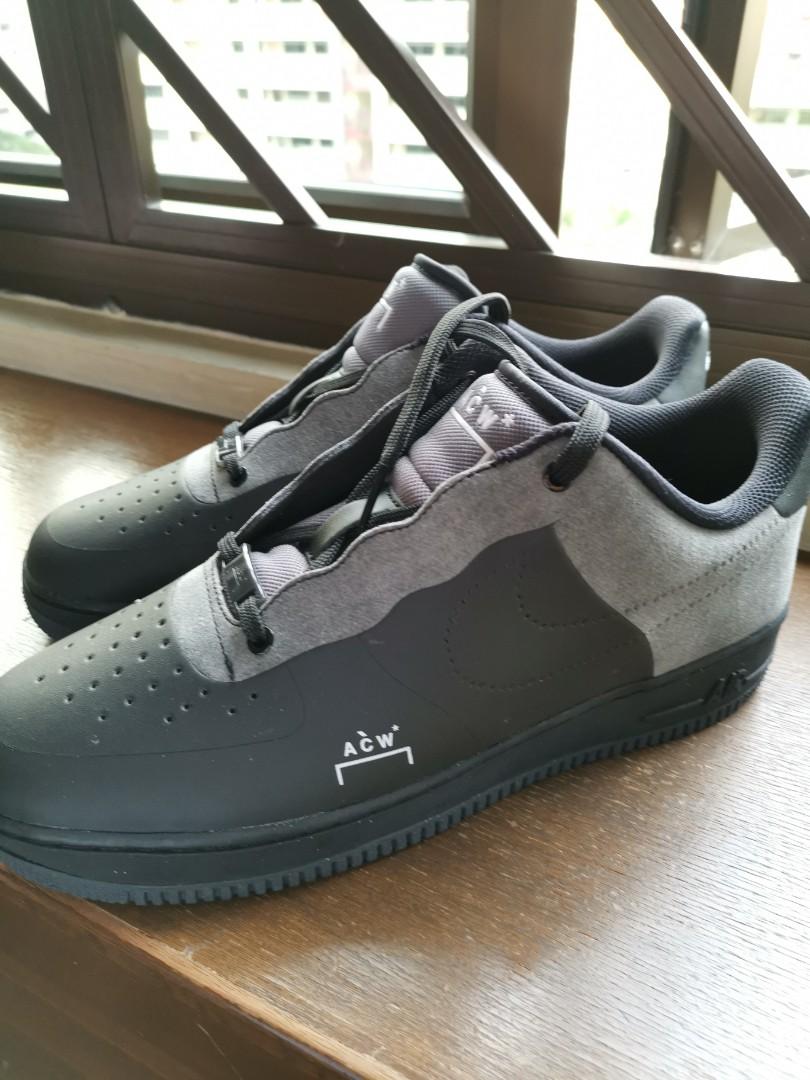 WTT WTS Nike x A COLD WALL Air Force 1 Black Men s Fashion Footwear Sneakers on Carousell