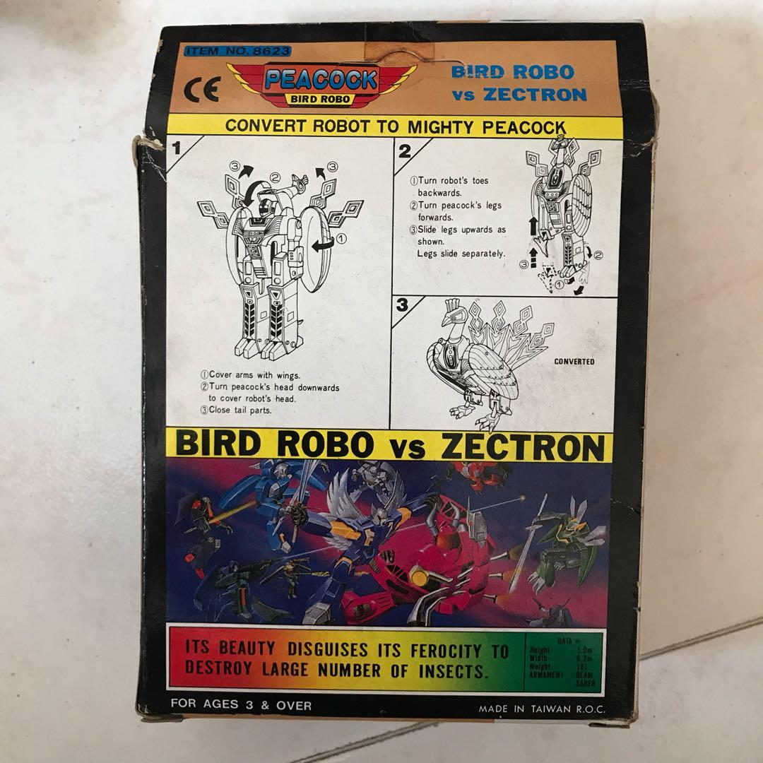 Old school Transformers Robot peacock toy, Hobbies & Toys, Toys & Games