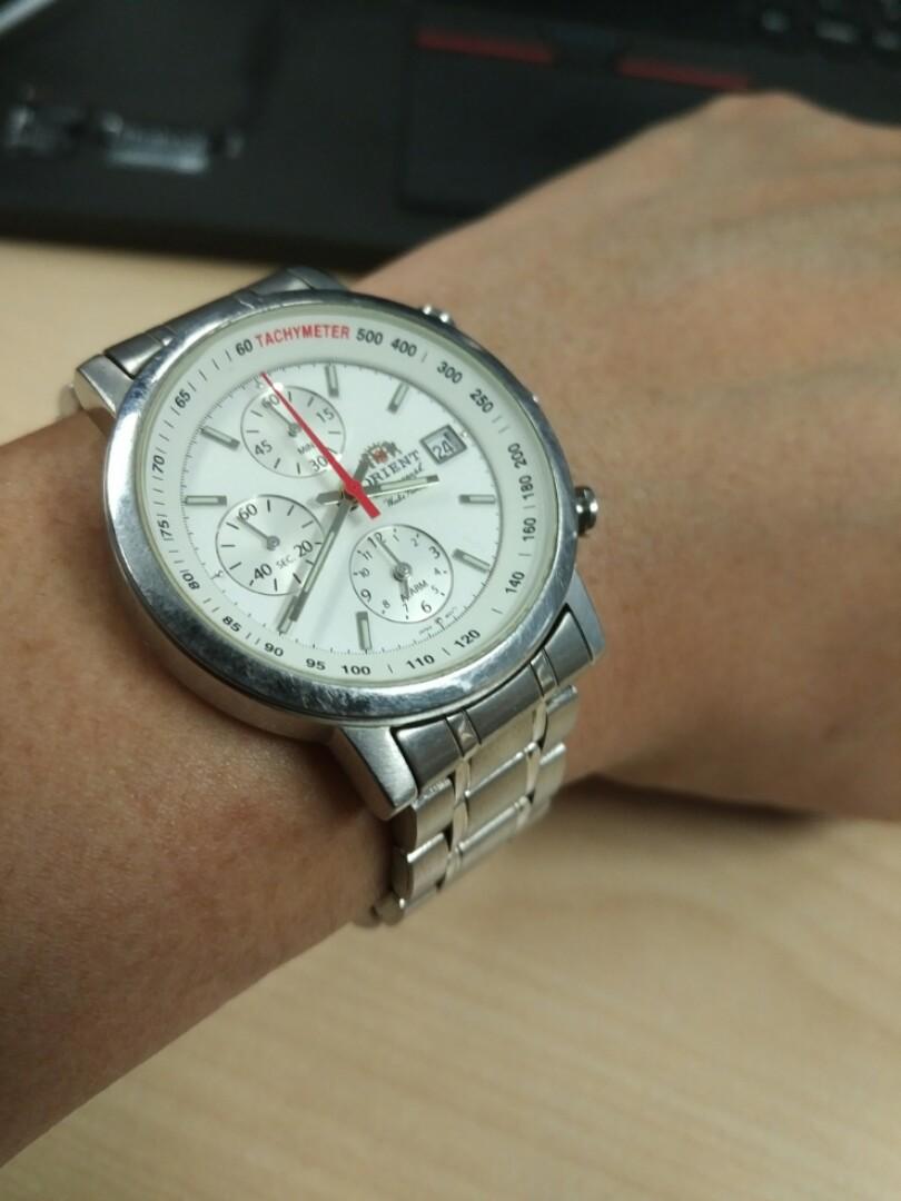 Orient discount tachymeter chronograph