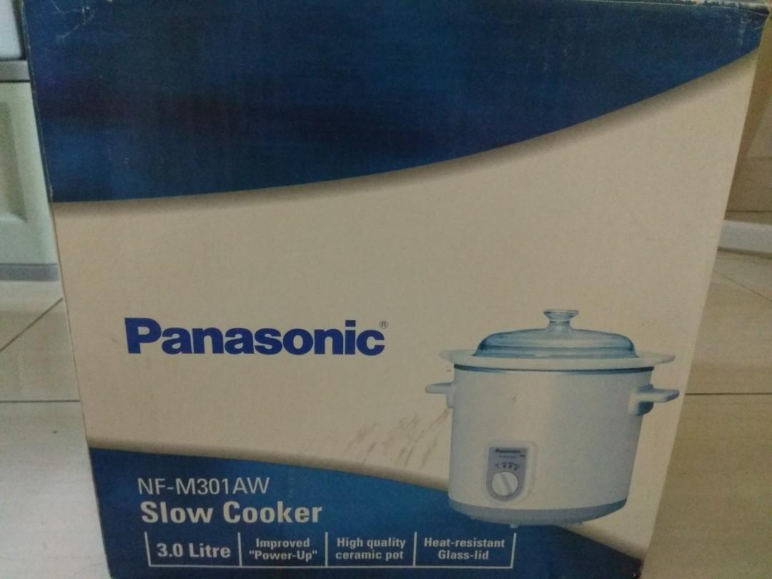 Panasonic slow cooker NFM301AW, TV & Home Appliances, Kitchen