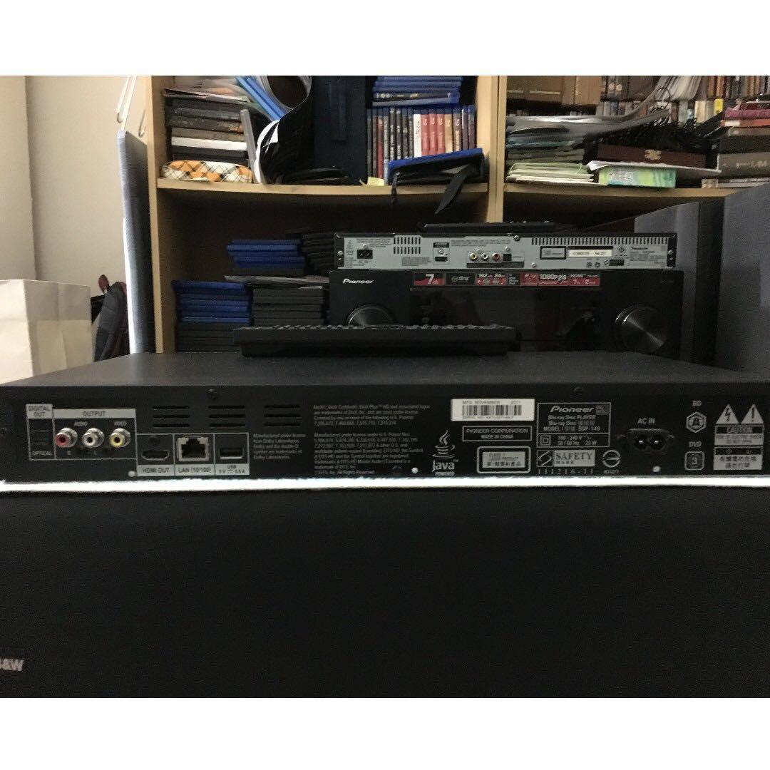 Pioneer Bdp 140 3d And Sacd Super Audio Cd Blu Ray Player With