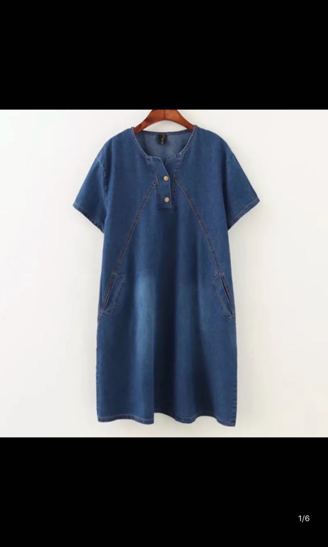 size 20 denim dress