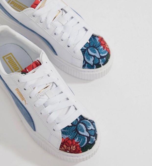 Puma cheap suede floral