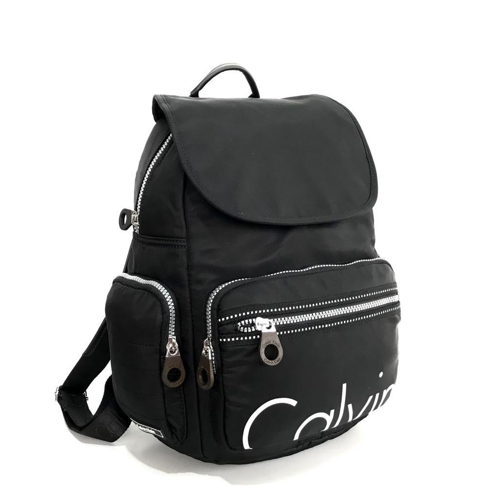 Calvin klein nylon signature on sale backpack