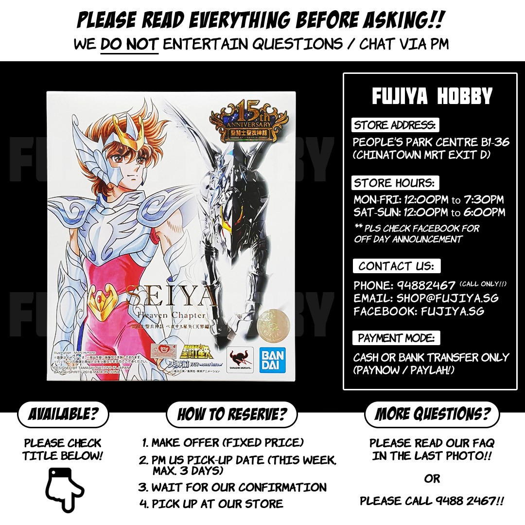 Saint Seiya Myth Cloth Scm Pegasus Seiya Heaven Chapter 15th