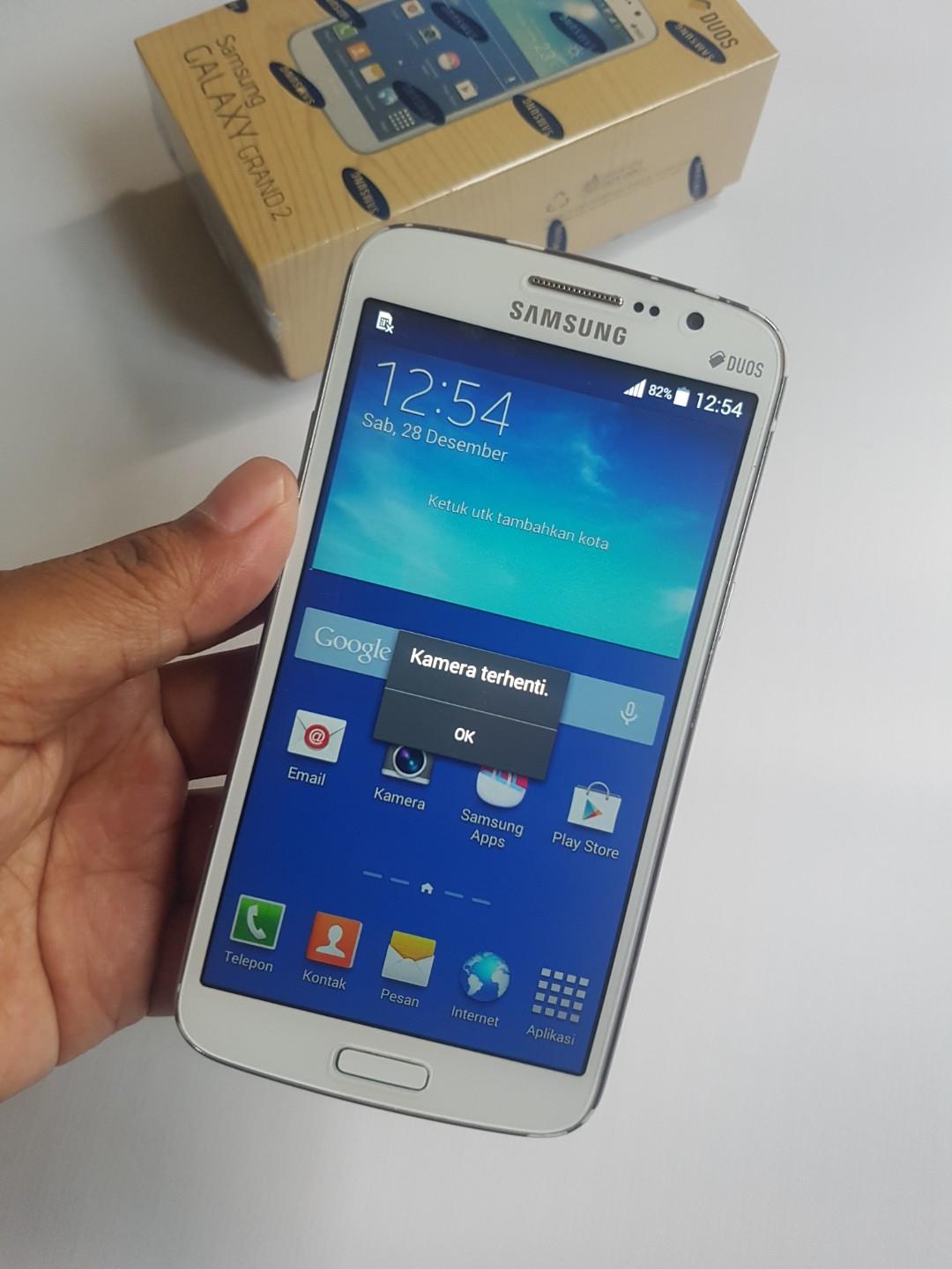 Samsung Galaxy Grand 2 SM-G7102 White Second, Telepon Seluler & Tablet,  Ponsel Android, Samsung di Carousell