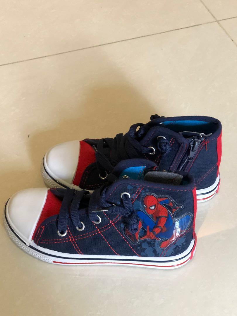 spiderman canvas shoes
