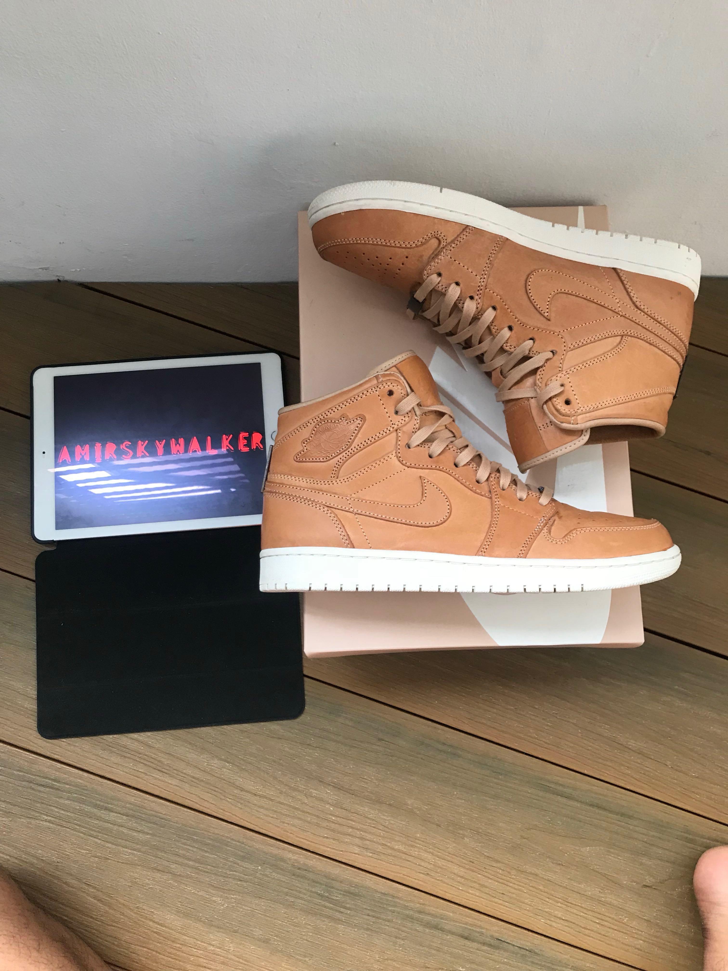 Nike air jordan sales 1 pinnacle vachetta tan