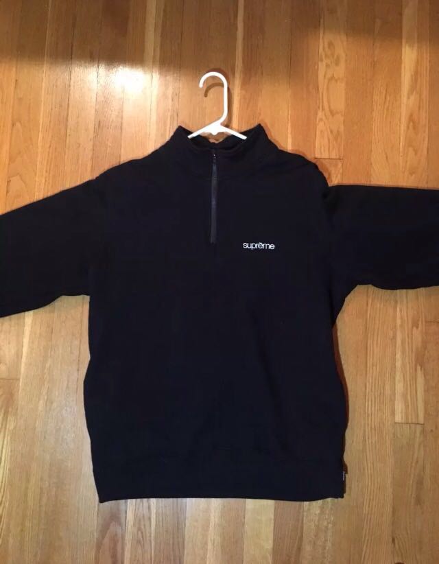 Supreme color clearance blocked half zip