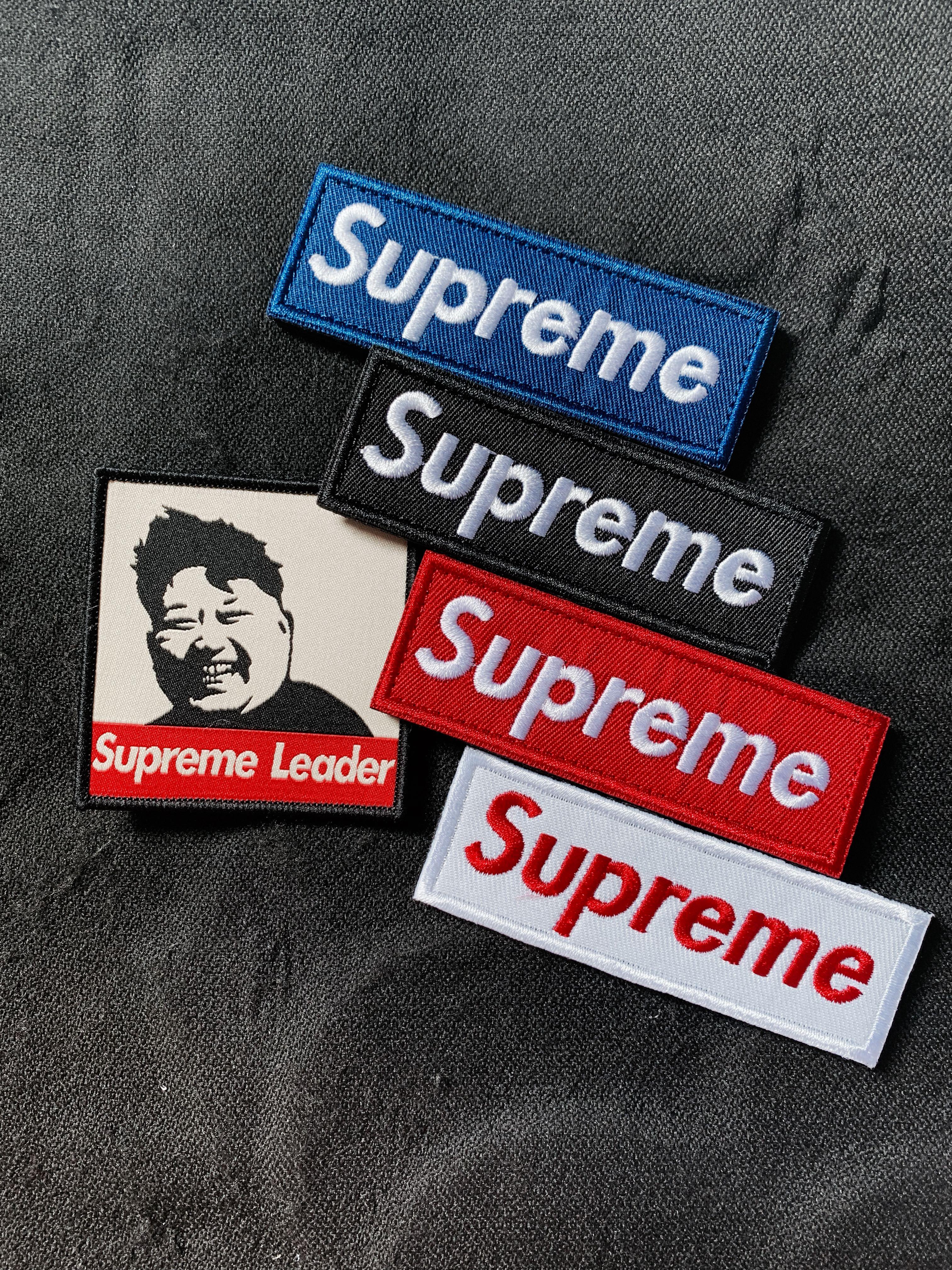 supreme velcro patch