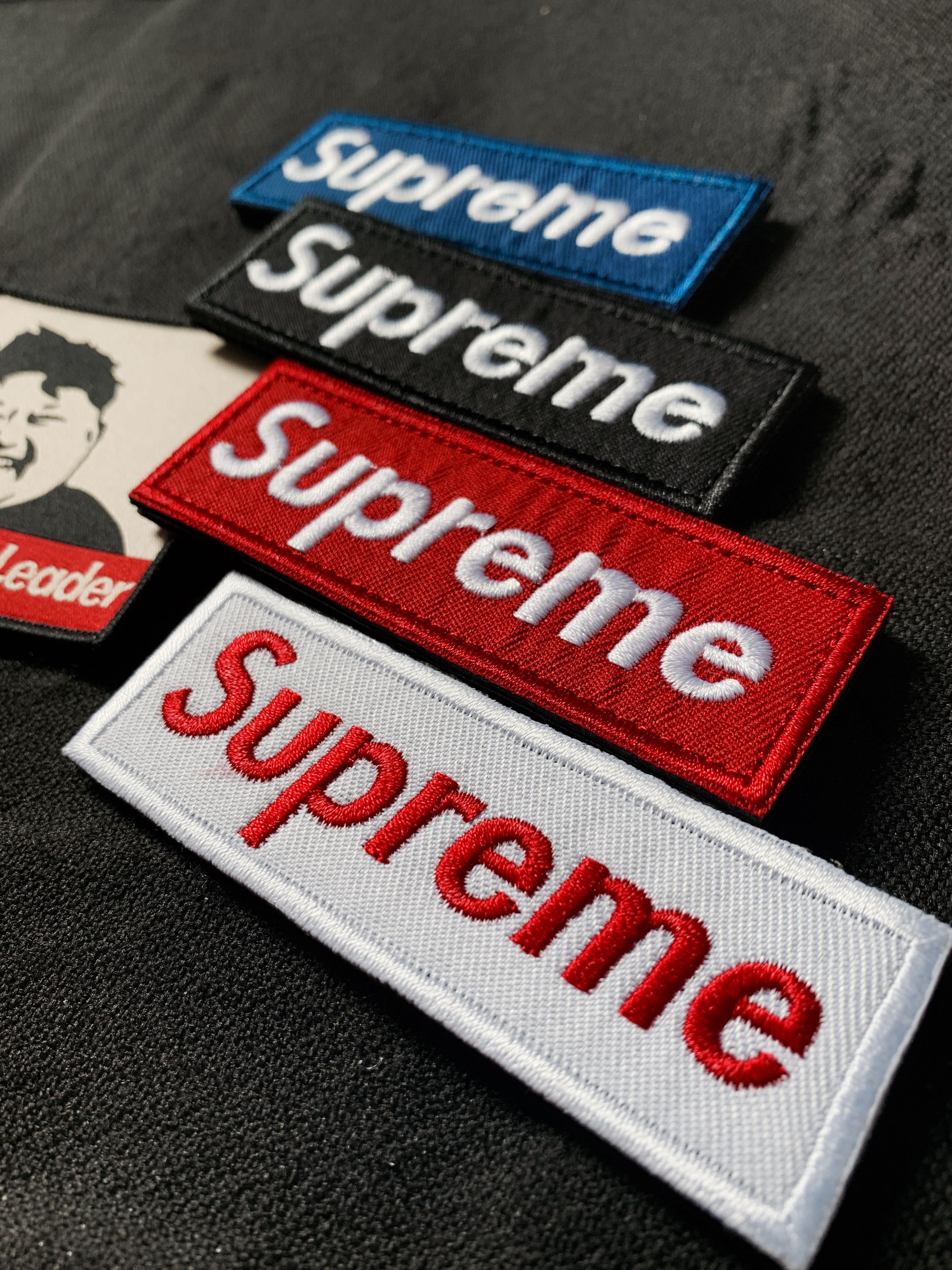 supreme velcro patch