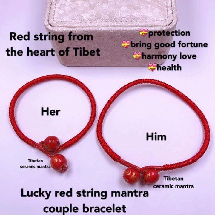 Tibetan Lucky Red String Mantra Women s Fashion Jewelry