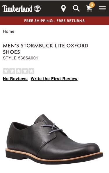 STORMBUCK LITE OXFORD SHOES STYLE 