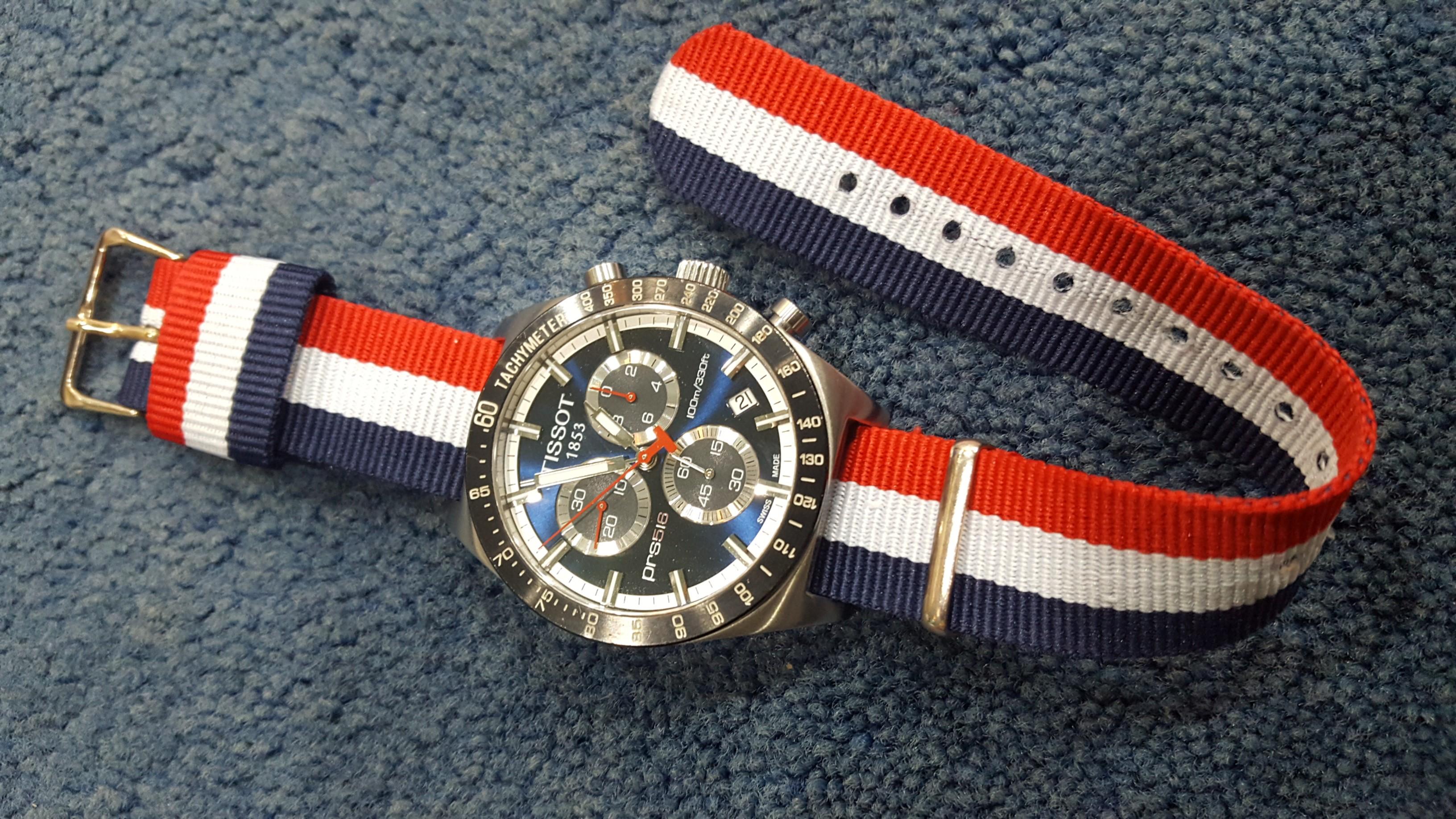 Tissot prs top 516 nato strap