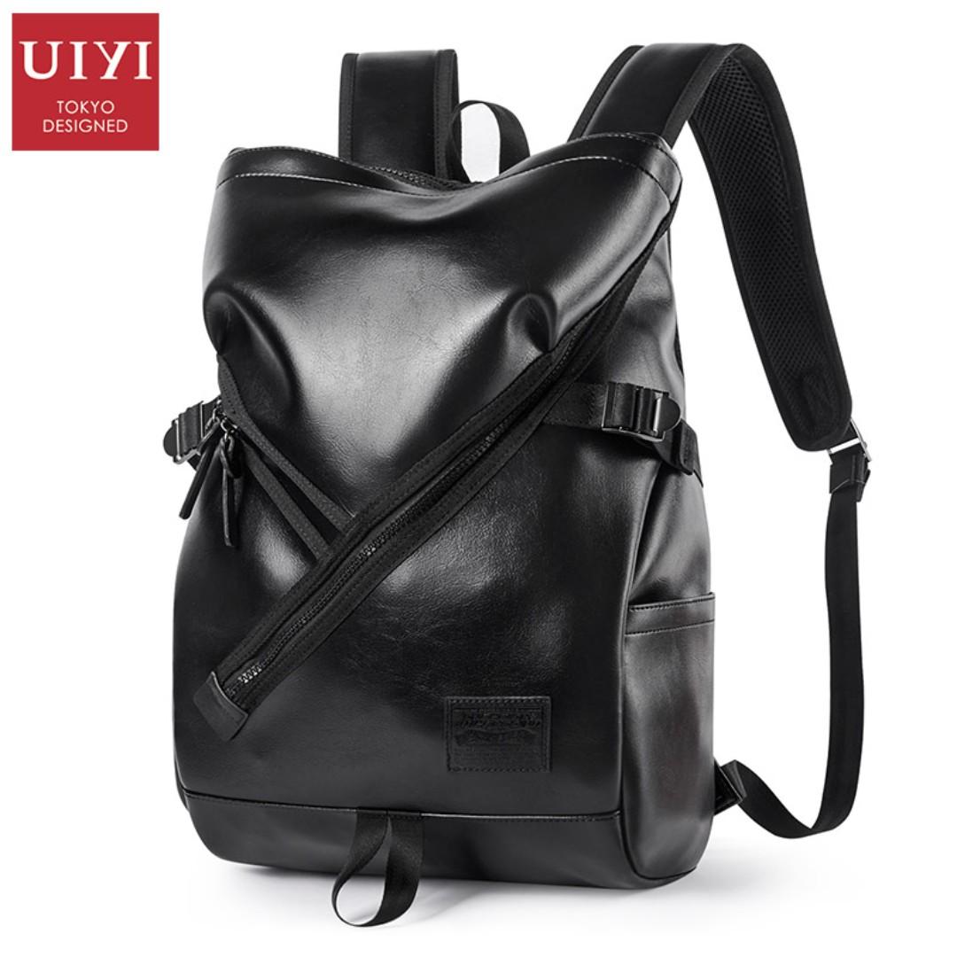 UIYI Backpack Fashion Men Laptop Backpack Black Travel Shoulder Back bag Rucksack Schoolbag Men s bag 170S544901